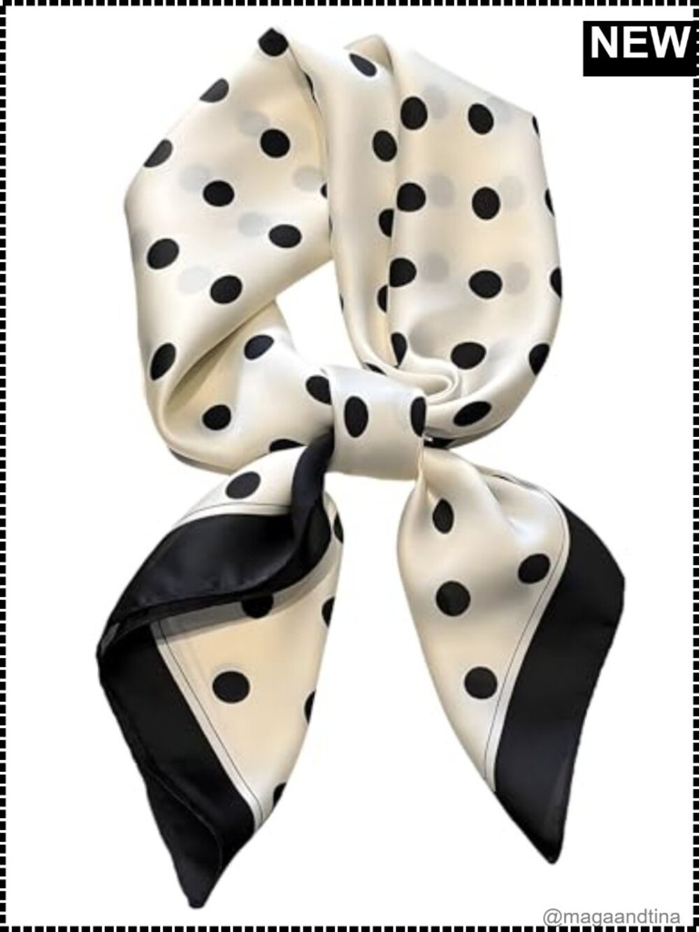 Womens Silk Satin Hair Bandana Scarf Lightweight Neck Head Scarves